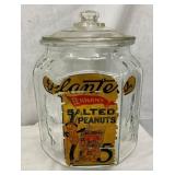 PLANTERS SALTED PEANUTS JAR PAPER LABEL