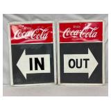 SST COCA-COLA IN & OUT SIGNS 