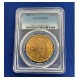 1902 S $20 PCGS MS61 LIBERTY HEAD