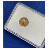 1/10 OZ $5 GOLD DOUBLE EAGLE 1998