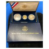 1991-95 WWII 50TH ANN. COMM COINS