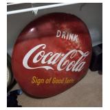 Coca Cola Button Sign
