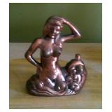 Brass Nude Lady Cigarette Lighter