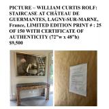 $4,500 - Limited Edition W/ Cert - VERY LARGE - William Curtis Rolf