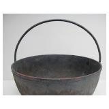 Large Old Vintage 3-Legged Cast Iron Cauldron