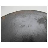 Antique GRISWOLD No. 10 Cast Iron Skillet - 716A