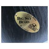 Solid Wood BIG SKY BEARS Black Bear Carving by Jeff Fleming