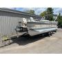 2003 Premier 230 Escapade Pontoon and Trailer