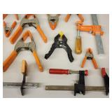 Assorted Woodworking Clamps