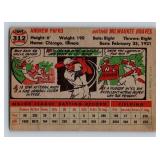 1956 Topps Andy Pafko #312 Vintage Baseball Card