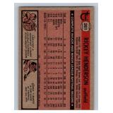 Rickey Henderson 2nd Year 1981 Topps #261 Vintage Baseball Card