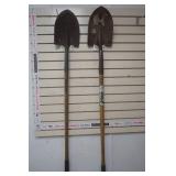 Pair of used Spade Shovels