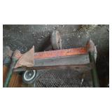Antique Railroad Cart with Contents