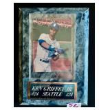 MLB Ken Griffey Jr. - 34 Cards - 1 plaque Trading Card Lot