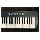 Alesis Q88 USB Midi Keyboard with 88 Velocity Sensitive Keys