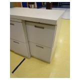 (3) 2 Drawer File Cabinets