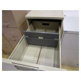 (1) 4 Drawer File Cabinet (1) 3 Drawer Lateral File Cabinet