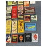 Neat Vintage Used Matchbook Cover Collection (No Matches)