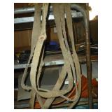 Group of clamps and ropes