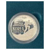 1991-P Korea Commemorative Silver Dollar Proof Deep Cameo