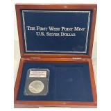 1990-W Eisenhower Silver Dollar