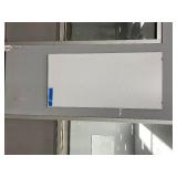 (2) Wall-mounted white boards. Approx measurements: 96 W x 50 H and 28 W x 59 H