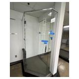 NeoAngle Glass Shower Enclosure with hinged door