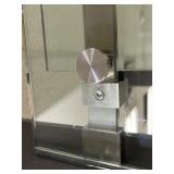 Sliding Clear Glass Doors. Overall  Measures 48 W X 79 7/8" H