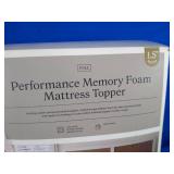 New 1.5" Performance Memory Foam Mattress Topper - Threshold Full Size