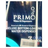 New Primo Deluxe Bottom-Load Water Cooler Dispenser with 3-Temperature Settings - Stainless Steel