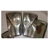 Metal Canaster Set. (3) Lincoln Beauty Ware.