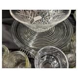 Glass & Crystal Serving Dishes and Glasses