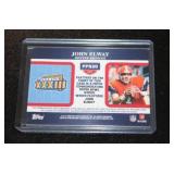 2009 Topps Postseason Patches John Elway Super Bowl XXXIII Commerative Patch