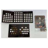 Lincoln Historic Beginning Coin Collection Books With Unsorted Coins