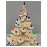 Vintage 16" Ceramic Light-Up Christmas Tree
