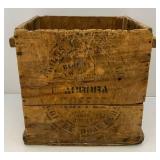 Misc. Primitive Wood Items Including AURORA Coffee Crate & More