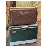 Lot of 2 Older Coolers - 1 is a Coleman