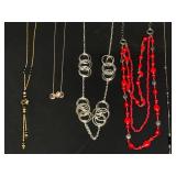 Lot of Bold and Statement Costume Jewelry Necklaces - Variety of Lengths, Colors and Styles