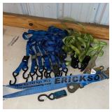 Mixed LOT of 8 Ratchet Straps