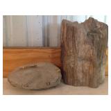 Two Pieces Petrified Wood