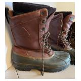 Mens Boots Both Size 10 Cabelas and Rocky Ice Stalker