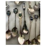 Lot of 29 Collector Spoons