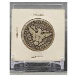 1906 U.S. Mint Silver Barber Half Dollar