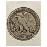 1943 U.S. Mint Silver Walking Liberty Half Dollar