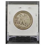 1944 U.S. Mint Silver Walking Liberty Half Dollar