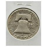 1949-S U.S. Mint Silver Franklin Half Dollar