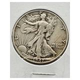 1947 U.S. Mint Silver Walking Liberty Half Dollar