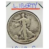 1943-S U.S. Mint Silver Walking Liberty Half Dollar
