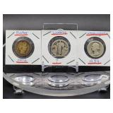 (3) Assorted U.S. Mint Silver Quarters