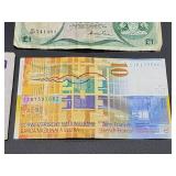 6 Assorted Foreign Currency Bills